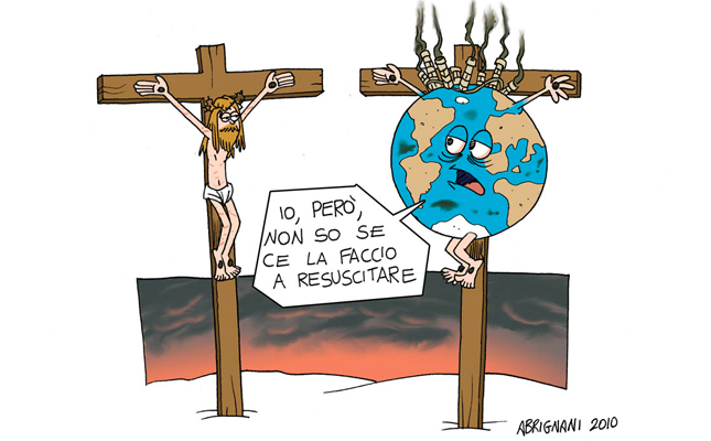 Vignetta Ambiente effetti dei cambiamenti climatici