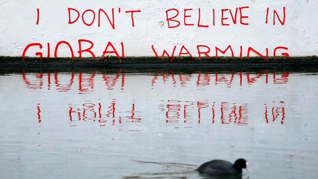 Bansky, global warming