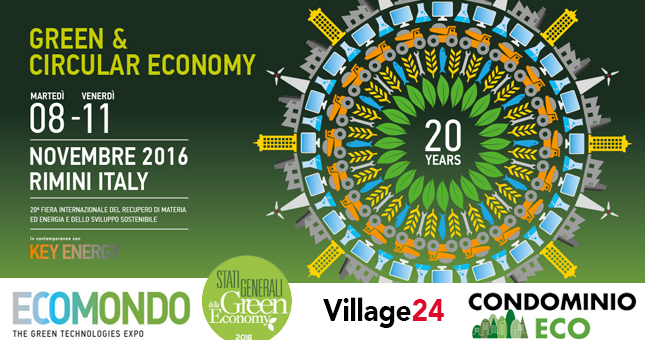 ECOMONDO 2016, Habitami agli stati generali della green economy